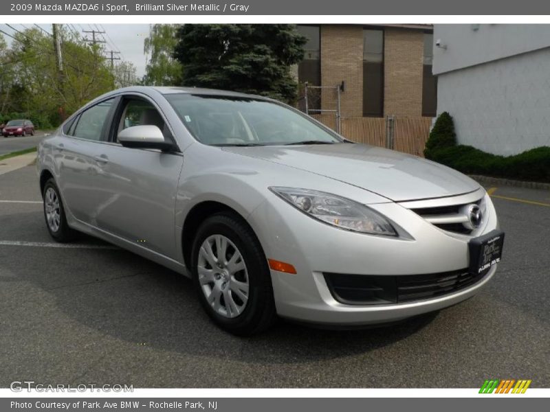 Brilliant Silver Metallic / Gray 2009 Mazda MAZDA6 i Sport