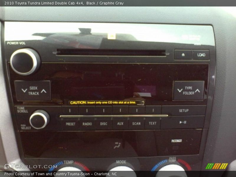 Black / Graphite Gray 2010 Toyota Tundra Limited Double Cab 4x4