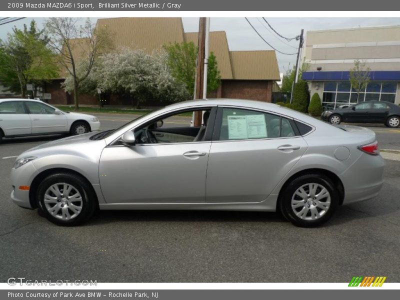 Brilliant Silver Metallic / Gray 2009 Mazda MAZDA6 i Sport
