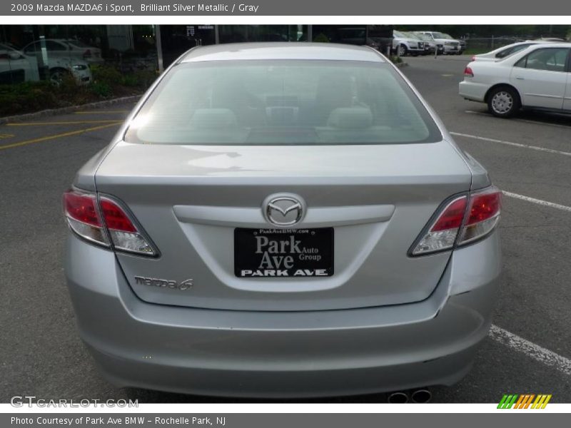 Brilliant Silver Metallic / Gray 2009 Mazda MAZDA6 i Sport