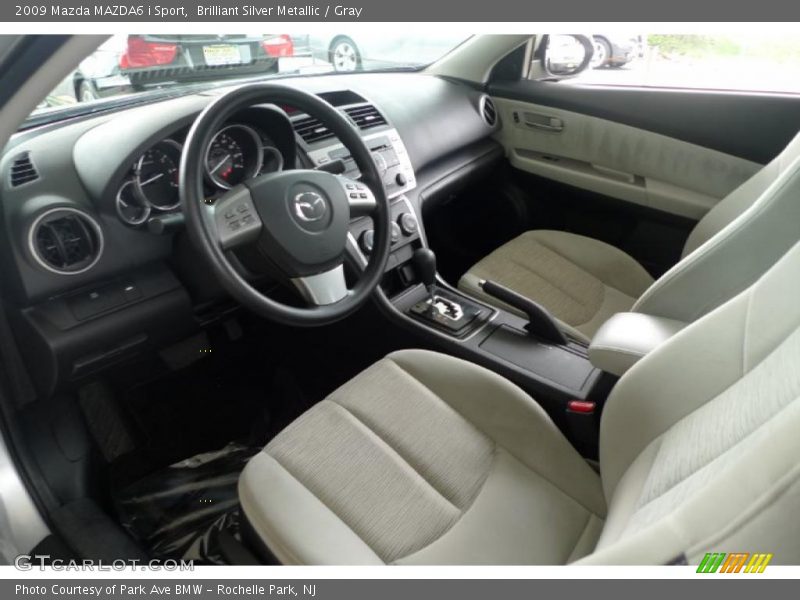 Brilliant Silver Metallic / Gray 2009 Mazda MAZDA6 i Sport