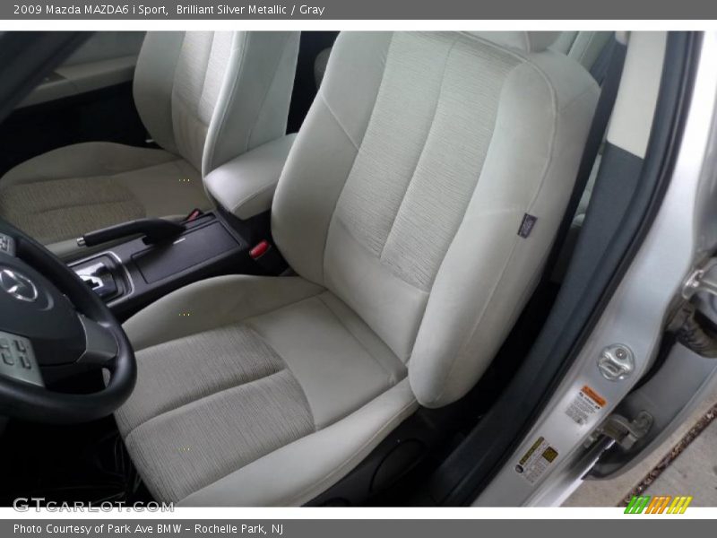 Brilliant Silver Metallic / Gray 2009 Mazda MAZDA6 i Sport