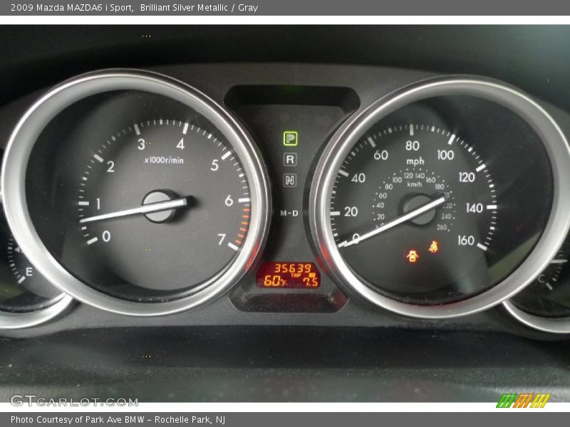 Brilliant Silver Metallic / Gray 2009 Mazda MAZDA6 i Sport