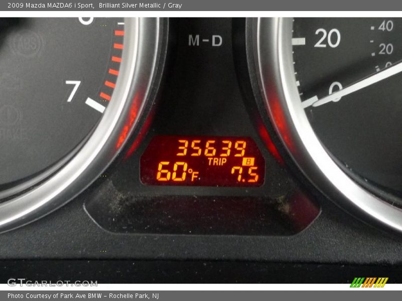 Brilliant Silver Metallic / Gray 2009 Mazda MAZDA6 i Sport