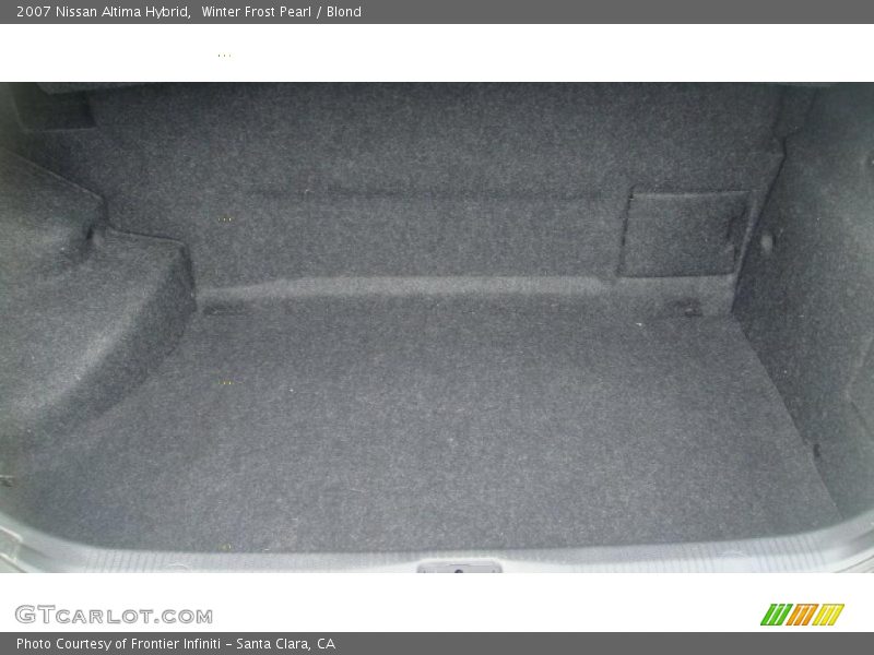 Winter Frost Pearl / Blond 2007 Nissan Altima Hybrid