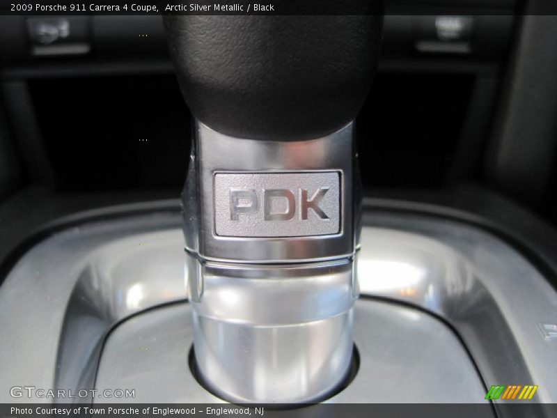 Arctic Silver Metallic / Black 2009 Porsche 911 Carrera 4 Coupe