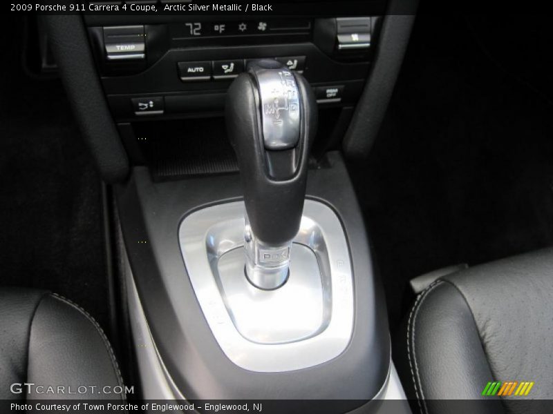 Arctic Silver Metallic / Black 2009 Porsche 911 Carrera 4 Coupe