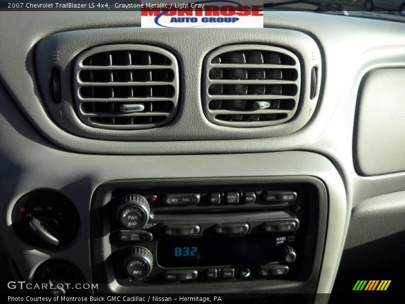 Graystone Metallic / Light Gray 2007 Chevrolet TrailBlazer LS 4x4