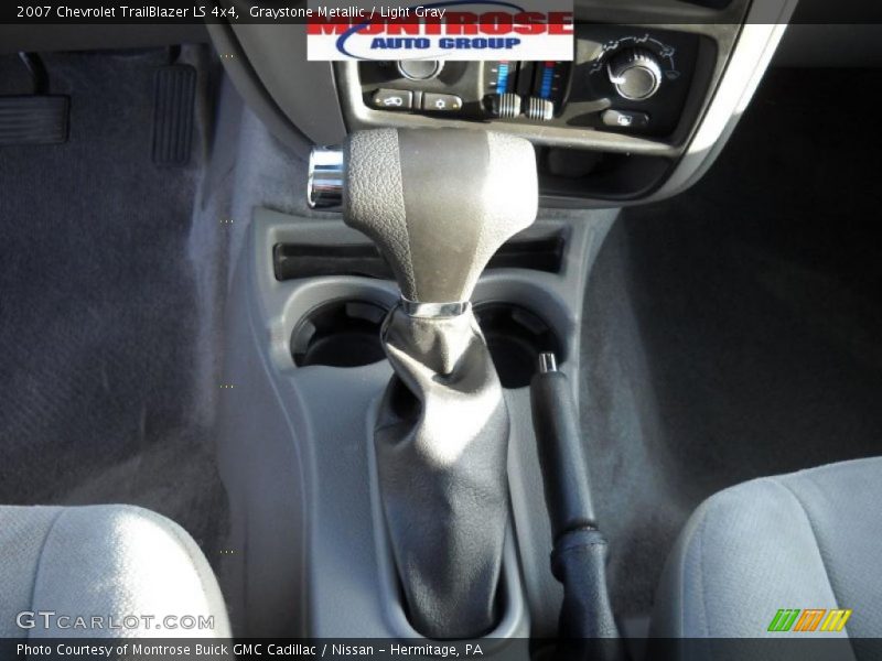 Graystone Metallic / Light Gray 2007 Chevrolet TrailBlazer LS 4x4