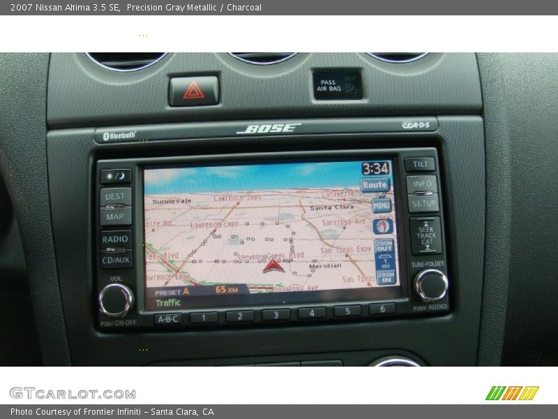Precision Gray Metallic / Charcoal 2007 Nissan Altima 3.5 SE