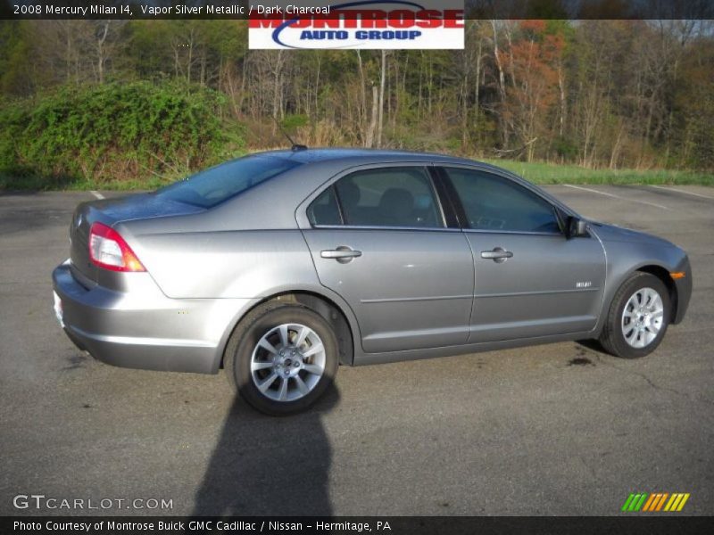 Vapor Silver Metallic / Dark Charcoal 2008 Mercury Milan I4