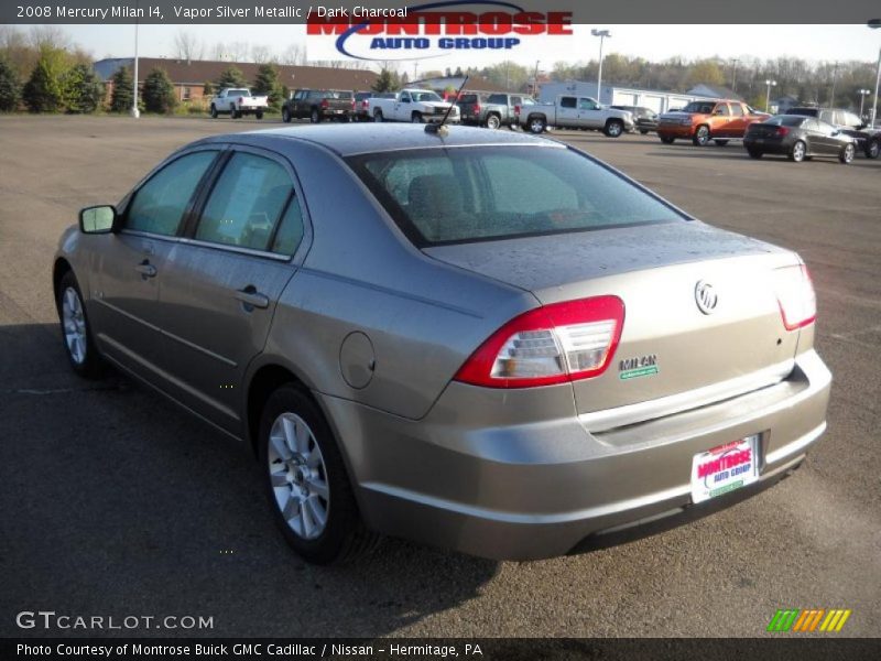 Vapor Silver Metallic / Dark Charcoal 2008 Mercury Milan I4