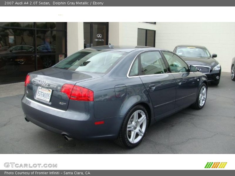 Dolphin Gray Metallic / Ebony 2007 Audi A4 2.0T Sedan