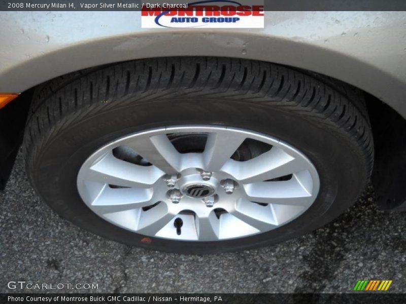 Vapor Silver Metallic / Dark Charcoal 2008 Mercury Milan I4