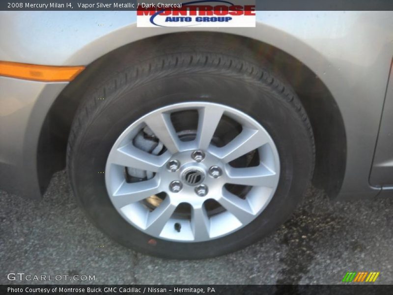 Vapor Silver Metallic / Dark Charcoal 2008 Mercury Milan I4