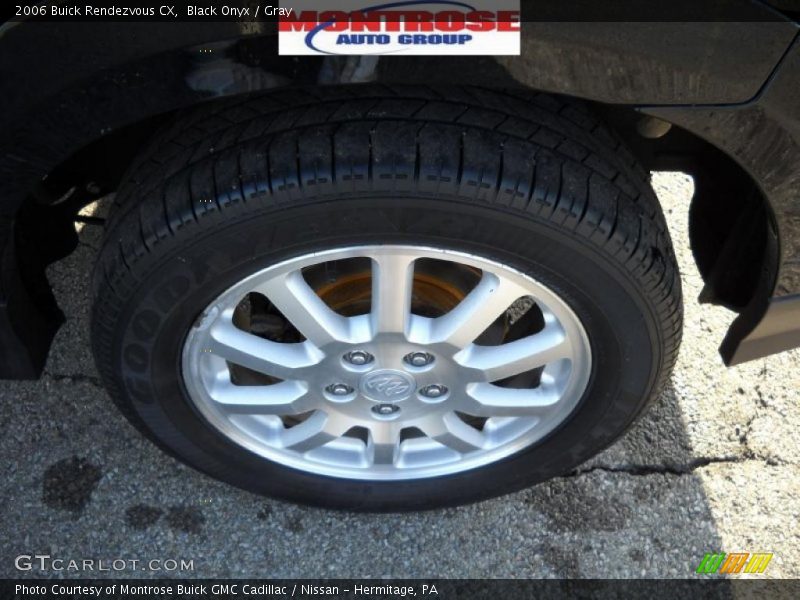Black Onyx / Gray 2006 Buick Rendezvous CX
