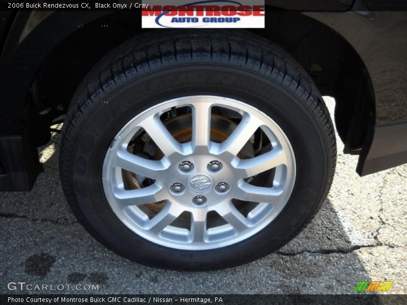 Black Onyx / Gray 2006 Buick Rendezvous CX