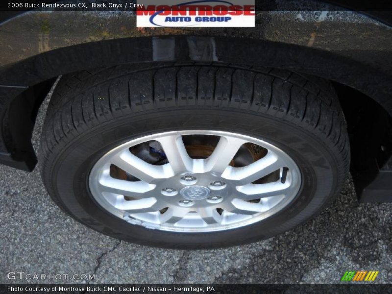 Black Onyx / Gray 2006 Buick Rendezvous CX