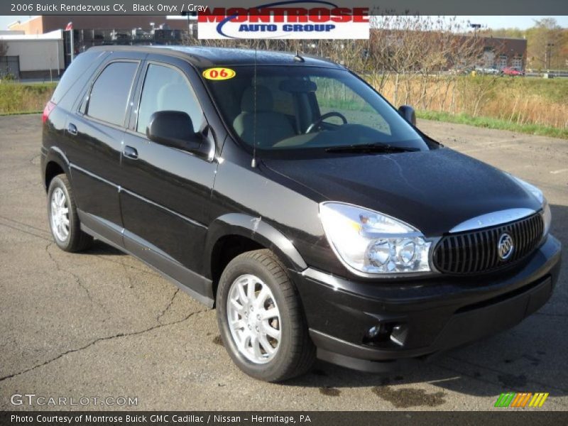 Black Onyx / Gray 2006 Buick Rendezvous CX