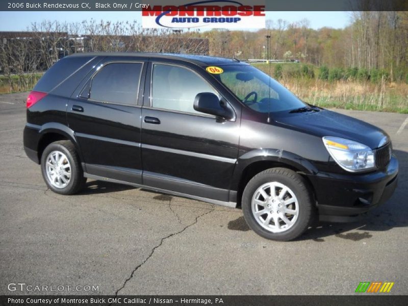 Black Onyx / Gray 2006 Buick Rendezvous CX