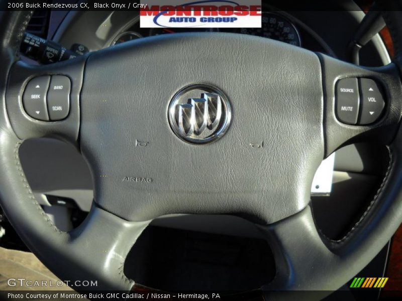 Black Onyx / Gray 2006 Buick Rendezvous CX