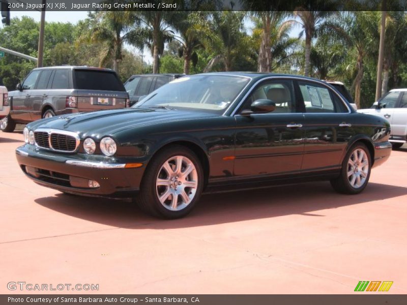 Jaguar Racing Green Metallic / Sand 2004 Jaguar XJ XJ8