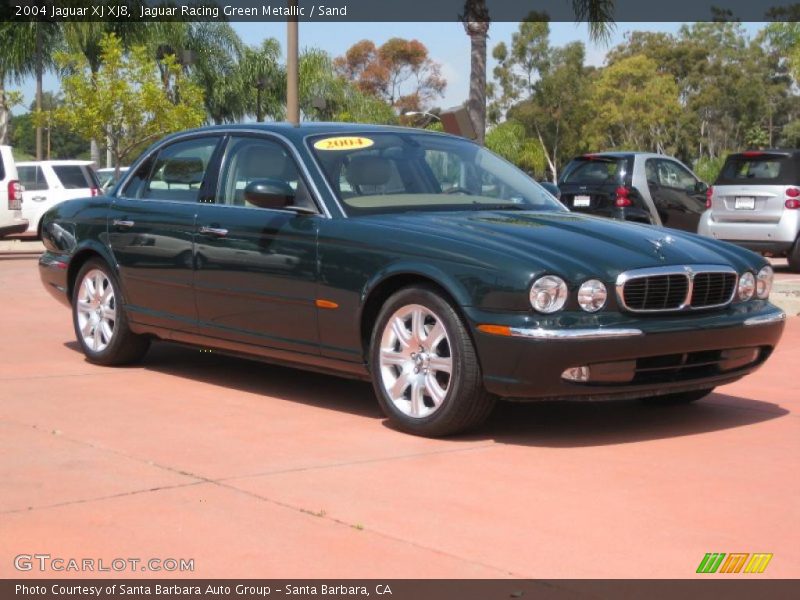 Jaguar Racing Green Metallic / Sand 2004 Jaguar XJ XJ8