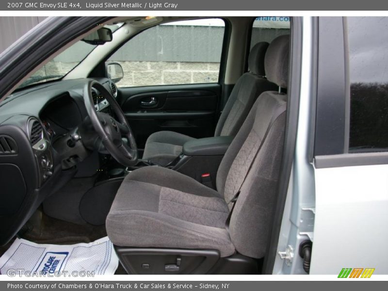 Liquid Silver Metallic / Light Gray 2007 GMC Envoy SLE 4x4