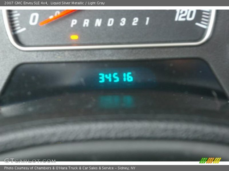 Liquid Silver Metallic / Light Gray 2007 GMC Envoy SLE 4x4