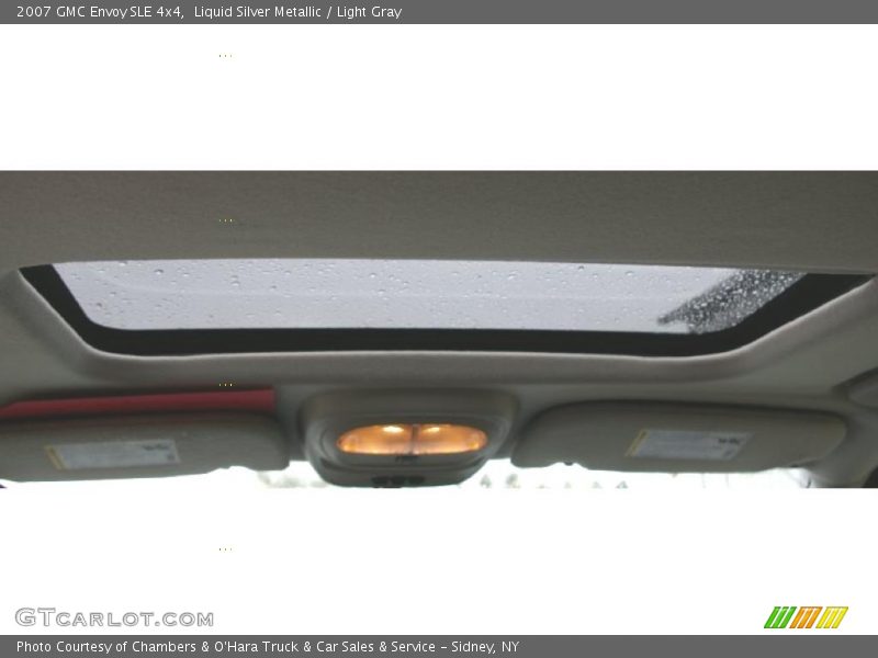 Liquid Silver Metallic / Light Gray 2007 GMC Envoy SLE 4x4