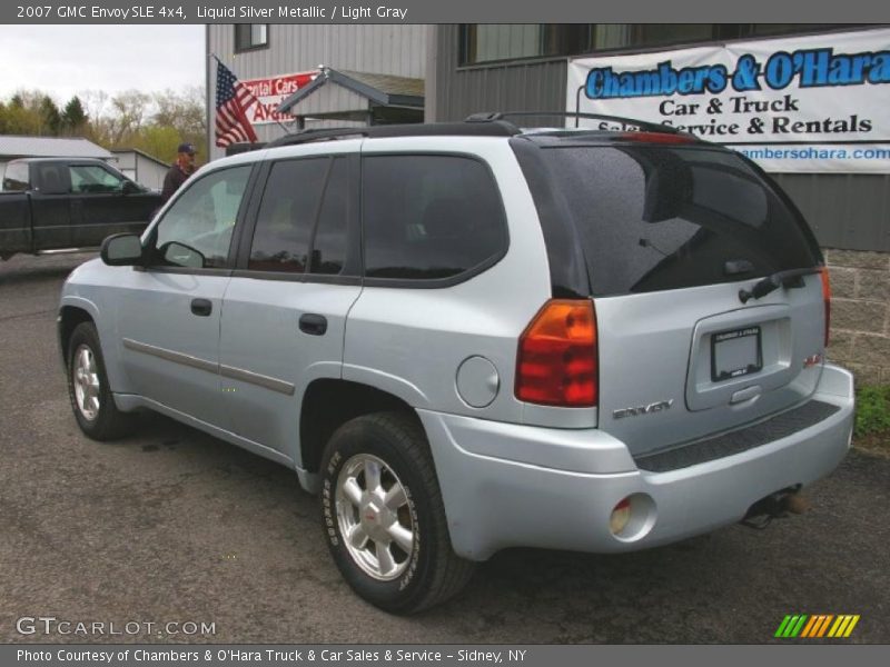 Liquid Silver Metallic / Light Gray 2007 GMC Envoy SLE 4x4