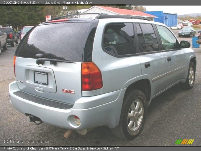 Liquid Silver Metallic / Light Gray 2007 GMC Envoy SLE 4x4