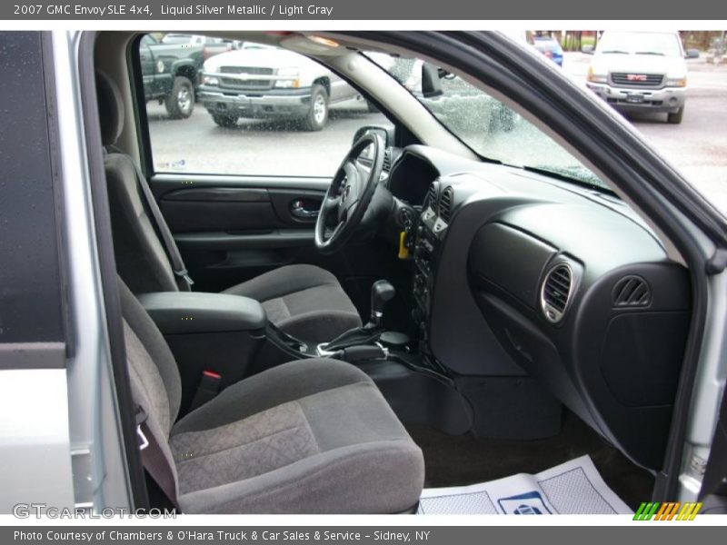 Liquid Silver Metallic / Light Gray 2007 GMC Envoy SLE 4x4