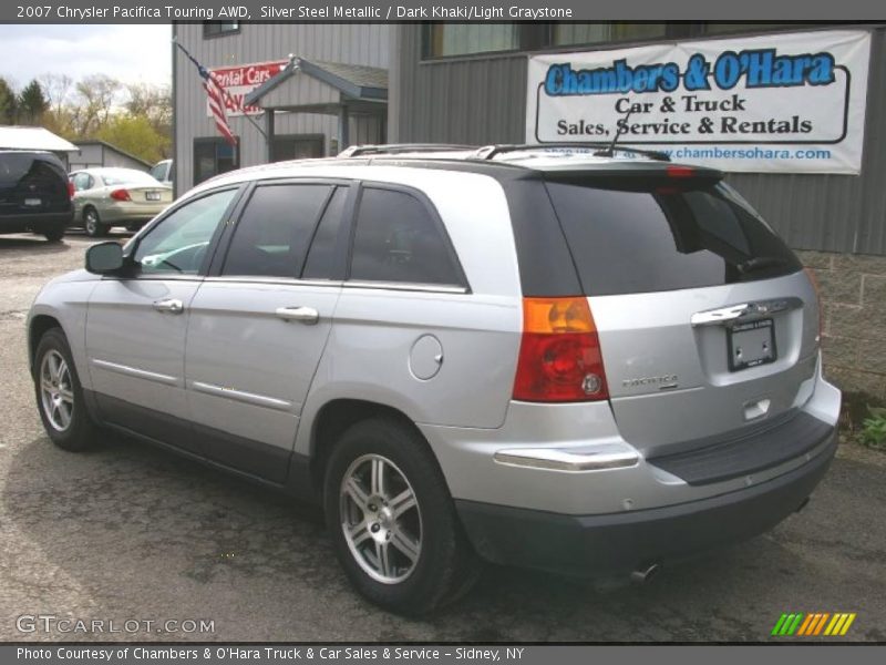 Silver Steel Metallic / Dark Khaki/Light Graystone 2007 Chrysler Pacifica Touring AWD