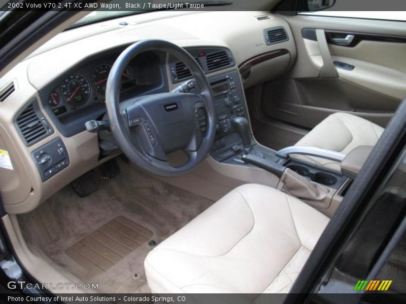 Black / Taupe/Light Taupe 2002 Volvo V70 2.4T XC AWD Wagon