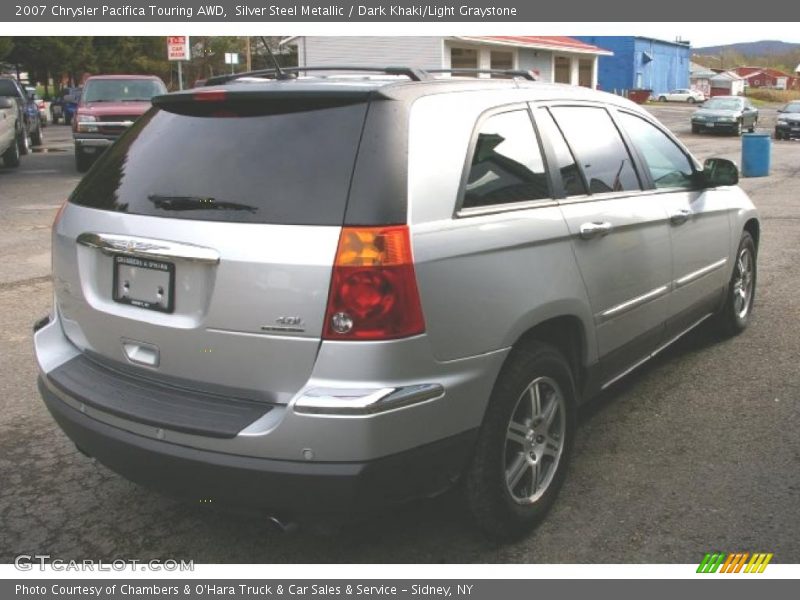 Silver Steel Metallic / Dark Khaki/Light Graystone 2007 Chrysler Pacifica Touring AWD