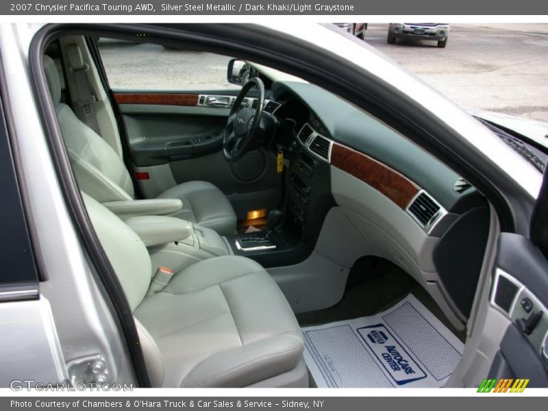 Silver Steel Metallic / Dark Khaki/Light Graystone 2007 Chrysler Pacifica Touring AWD