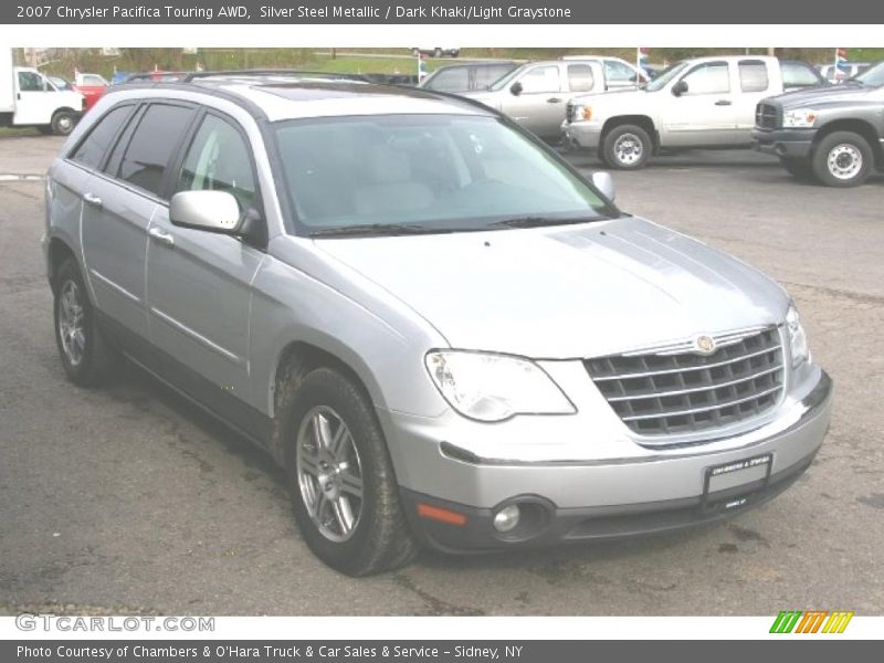 Silver Steel Metallic / Dark Khaki/Light Graystone 2007 Chrysler Pacifica Touring AWD