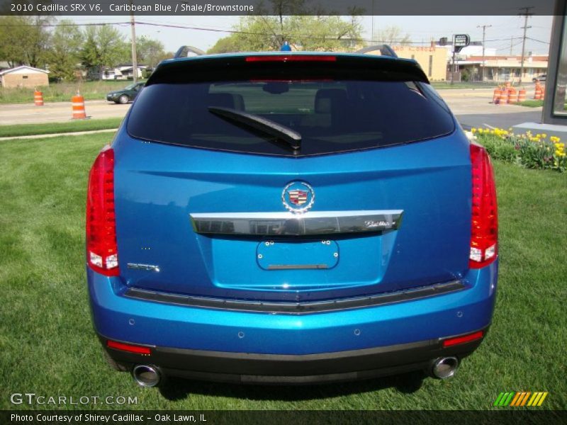 Caribbean Blue / Shale/Brownstone 2010 Cadillac SRX V6