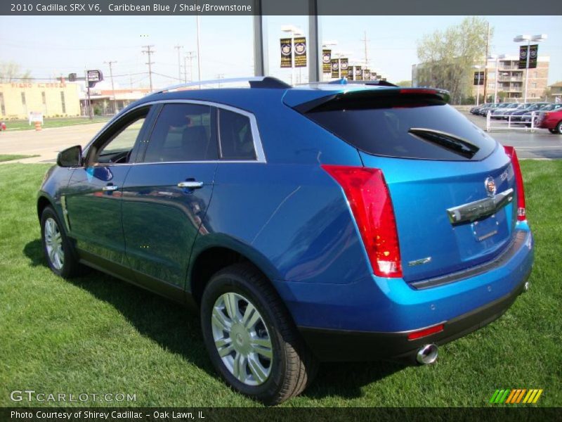 Caribbean Blue / Shale/Brownstone 2010 Cadillac SRX V6