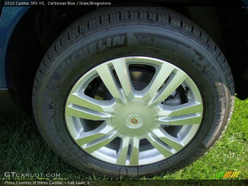 Caribbean Blue / Shale/Brownstone 2010 Cadillac SRX V6