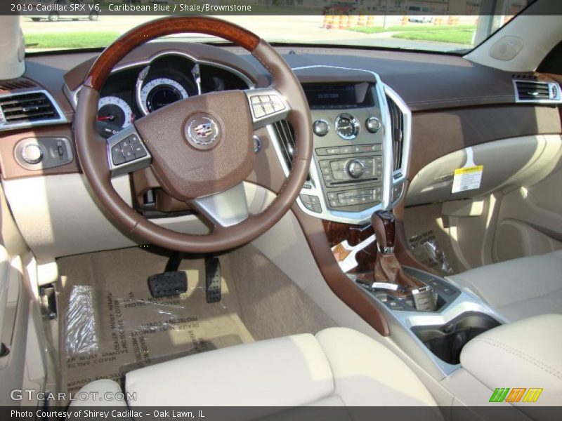 Caribbean Blue / Shale/Brownstone 2010 Cadillac SRX V6