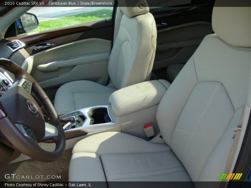 Caribbean Blue / Shale/Brownstone 2010 Cadillac SRX V6