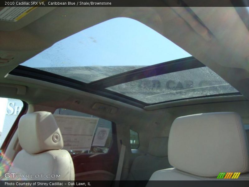 Caribbean Blue / Shale/Brownstone 2010 Cadillac SRX V6