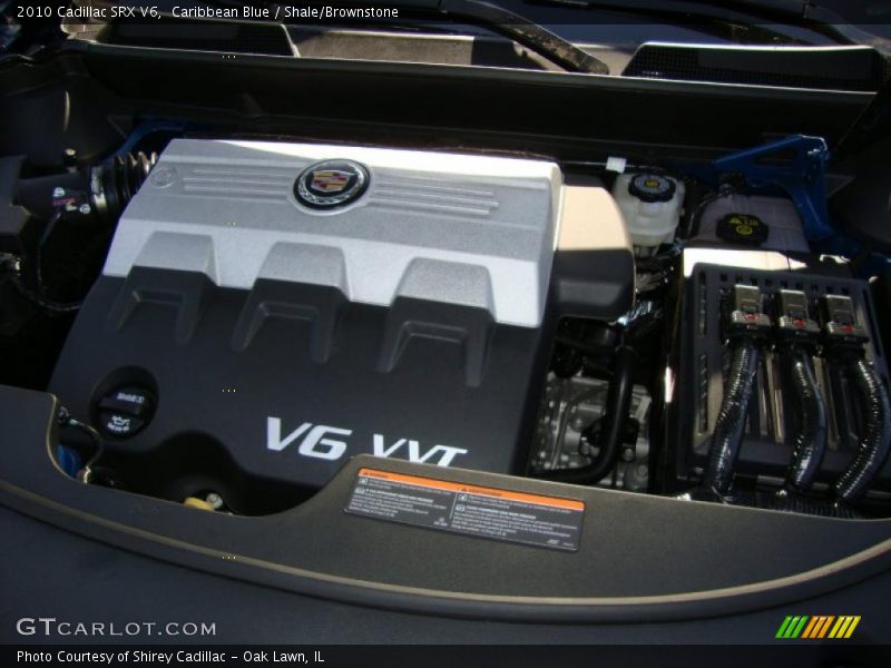 Caribbean Blue / Shale/Brownstone 2010 Cadillac SRX V6