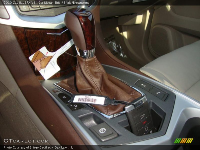 Caribbean Blue / Shale/Brownstone 2010 Cadillac SRX V6