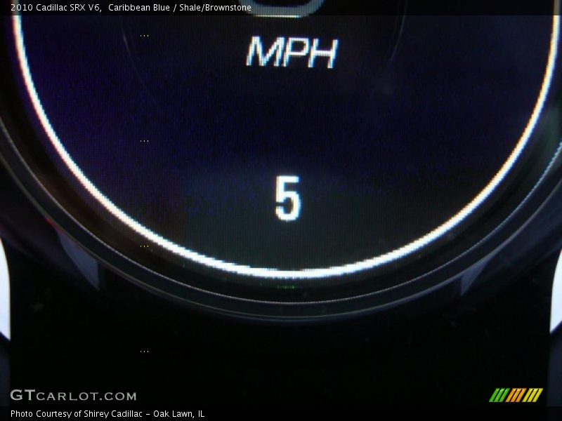 Caribbean Blue / Shale/Brownstone 2010 Cadillac SRX V6