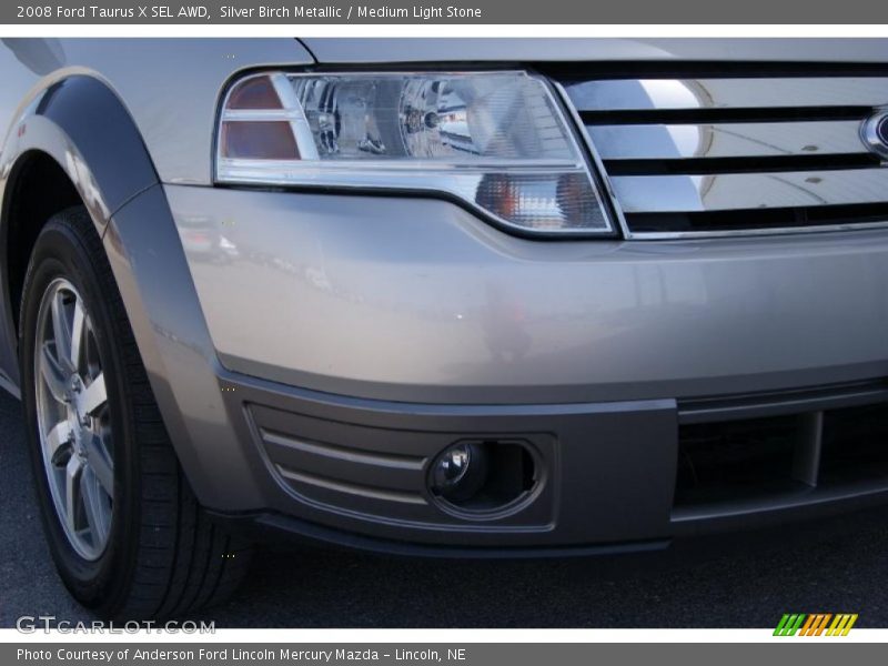 Silver Birch Metallic / Medium Light Stone 2008 Ford Taurus X SEL AWD