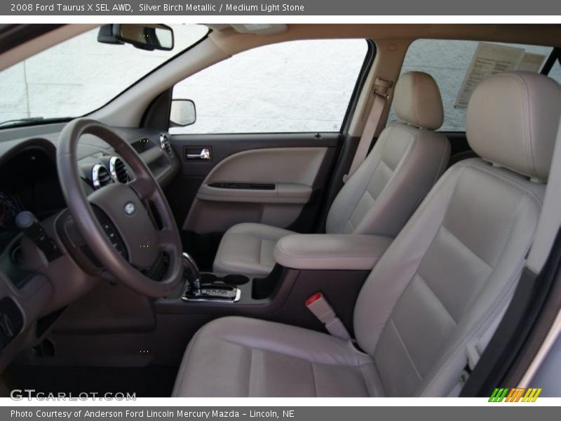 Silver Birch Metallic / Medium Light Stone 2008 Ford Taurus X SEL AWD