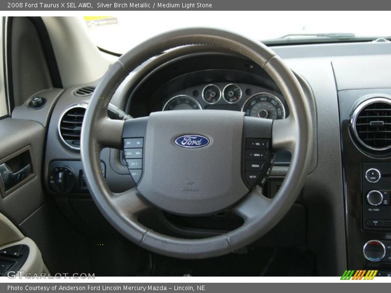 Silver Birch Metallic / Medium Light Stone 2008 Ford Taurus X SEL AWD